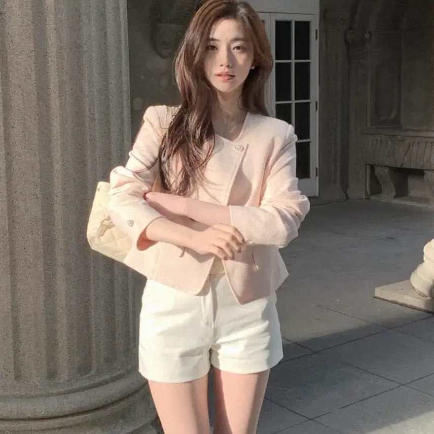 [BUNJANG] PERBIT Love Signal Tweed Jacket / 새상품 퍼빗 러브시그널 트위드 자켓