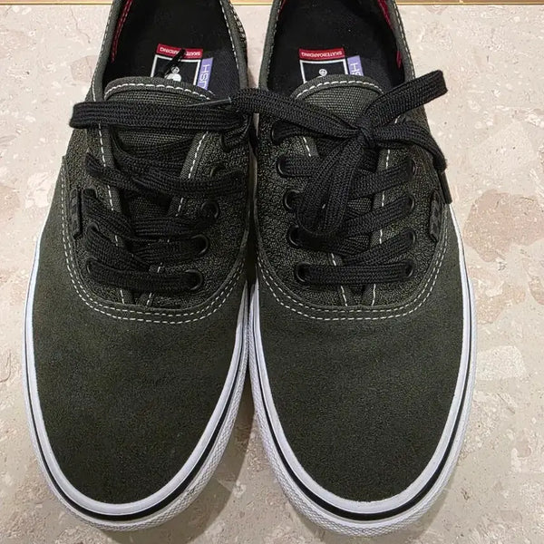 [BUNJANG] Vans Skateboarding Sneakers Khaki / 반스 스케이트보딩 운동화 카키색