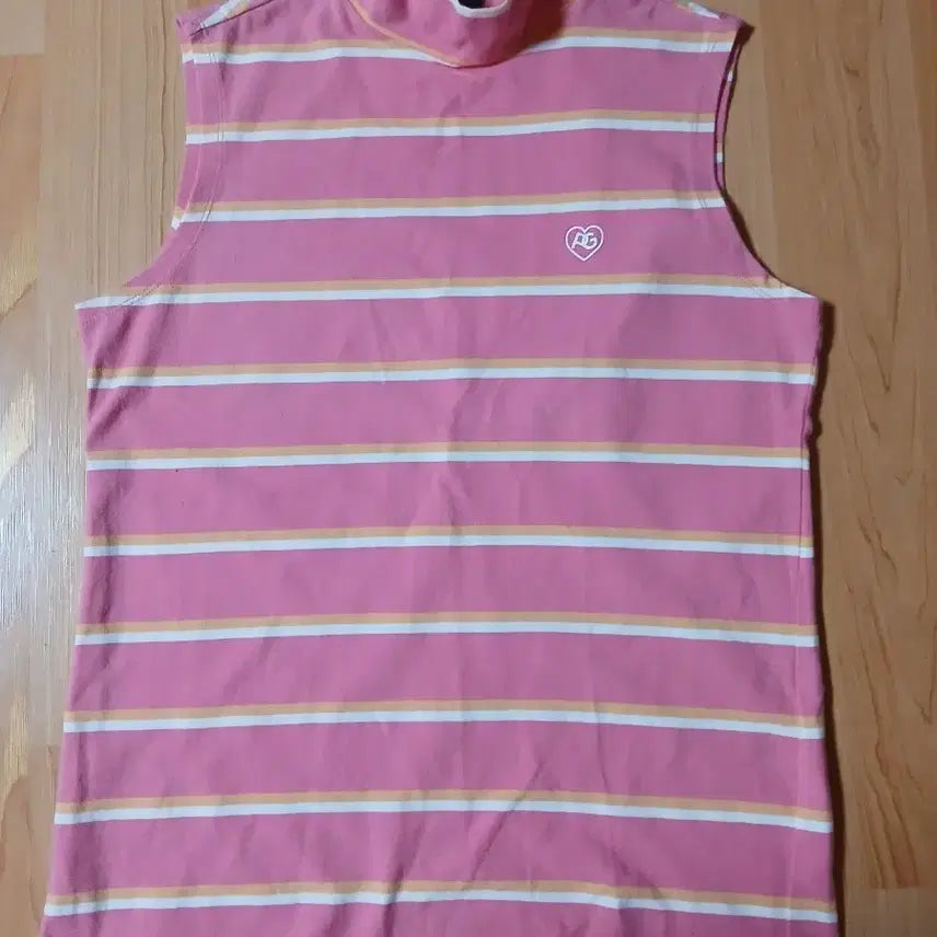 [BUNJANG] Pearly Gates Sleeveless T-Shirt Pink Size 0 / PEARLY GATES 민소매  핑크