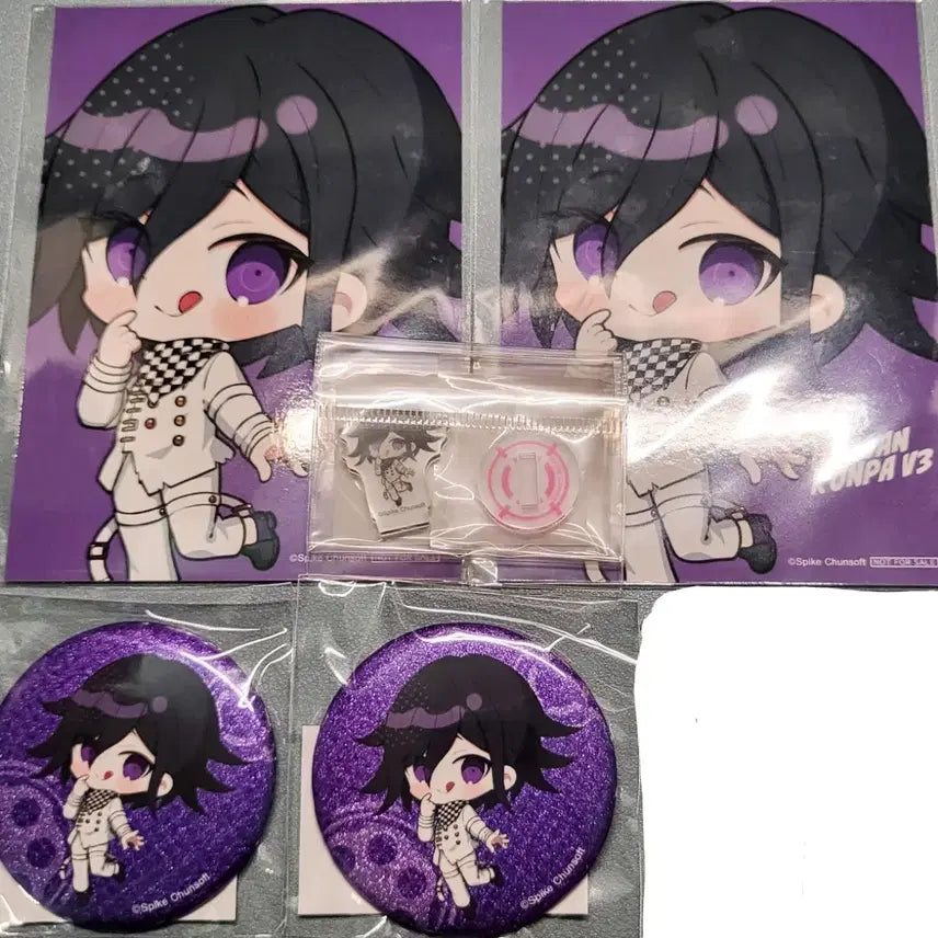 [BUNJANG] Danganronpa Omorikokichi Kuji Can Badge Acrylic Stand Postcard Set / 단간론파 오마코키치 쿠지 캔뱃지 아크릴스탠드 엽서
