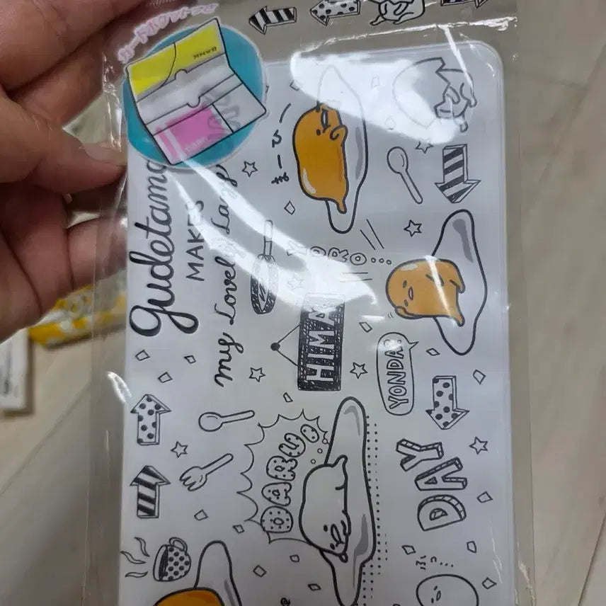 [BUNJANG] Gudetama Account Book Case / 구데타마 통장 케이스