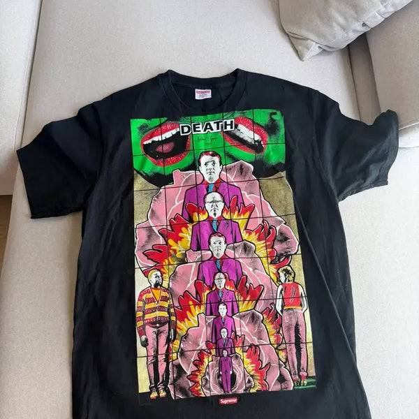 [BUNJANG] Supreme x Gilbert & George Graphic T-Shirt Black (Size M) / 슈프림 길버트 앤 죠지 티셔츠 m사이즈