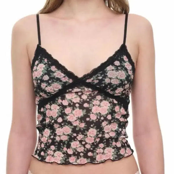 [BUNJANG] Too Much Tax Floral Lace Top / 투머치택스 플로럴 레이스 탑