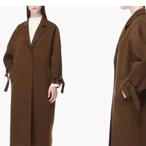 [BUNJANG] System Brown Color Oversized Handmade Coat / 시스템 system 브라운 컬러 오버핏 려원 핸드메이드 코트 55~66사이즈 정품