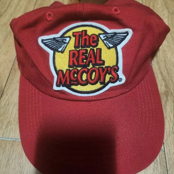 [BUNJANG] Real McCoy Red Cotton Cap / 리얼맥코이 볼캡 모자 레드