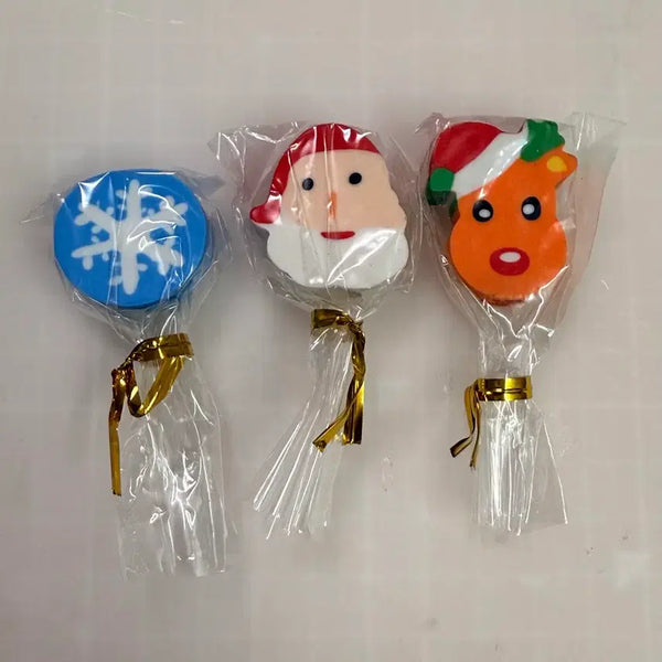 [BUNJANG] Heisei Era Japanese Eraser Set (3 Pieces) / 일본고전 크리스마스 지우개 3개 세트 헤이세이 일본문구 고전문구 산타 루돌프 눈모양 지우개 쓸데없는선물추천