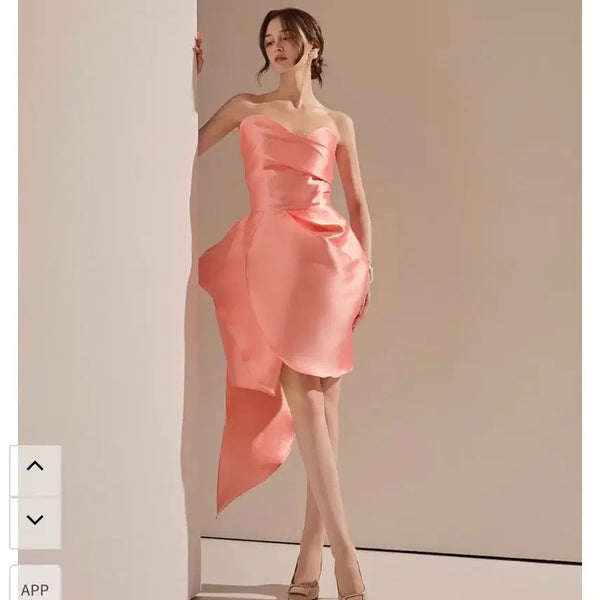 [BUNJANG] Dint Satin Mini Dress / 딘트 세틴 미니 원피스s
