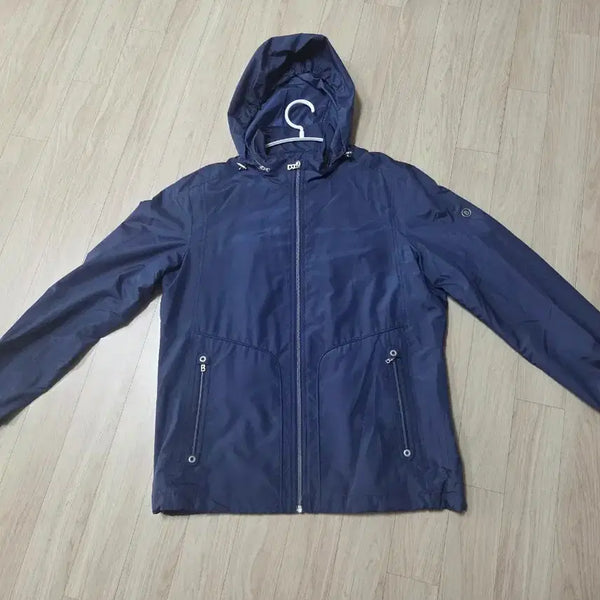 [BUNJANG] Bogner Navy Hooded Zip-Up Windbreaker Jacket / 보그너 네이비 후드 집업 바람막이 자켓
