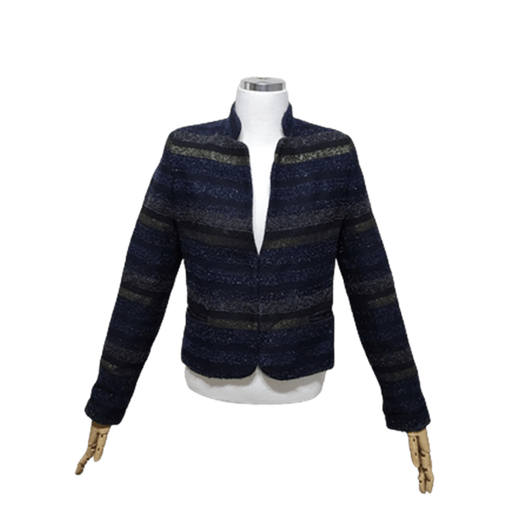 [BUNJANG] Sandro Women's Spring/Fall Tweed Short Crop Jacket / 프랑스브랜드 산드로 정품 여자 춘추용 여성 트위드 숏크롭자켓84-168