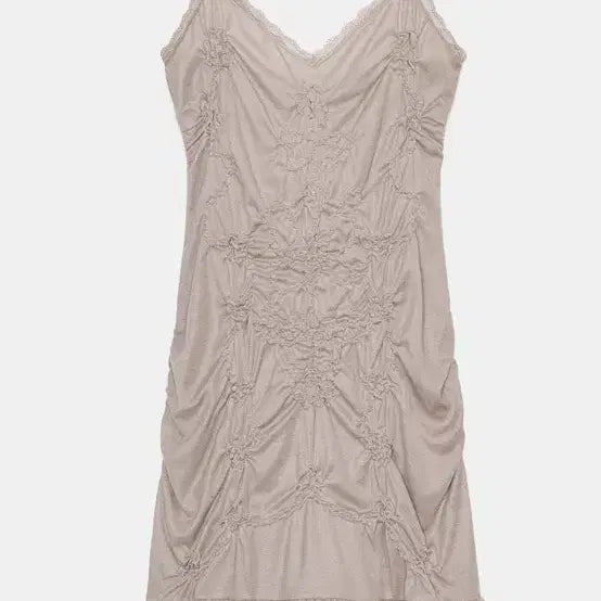[BUNJANG] Zara Lace Shirring Dress M / 자라 레이스 셔링 원피스