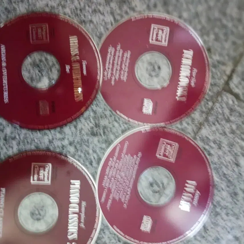 [BUNJANG] Chopin Piano Classics CD 4-Disc Set / 쇼펭등 클라식.피아노 클래식 CD 4장