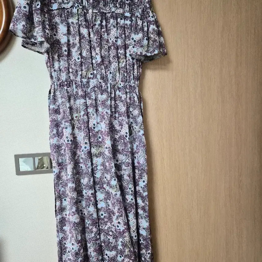 [BUNJANG] System Chiffon Floral Midi Dress / 시스템 쉬폰 원피스