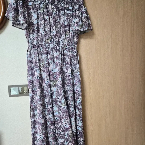 [BUNJANG] System Chiffon Floral Midi Dress / 시스템 쉬폰 원피스