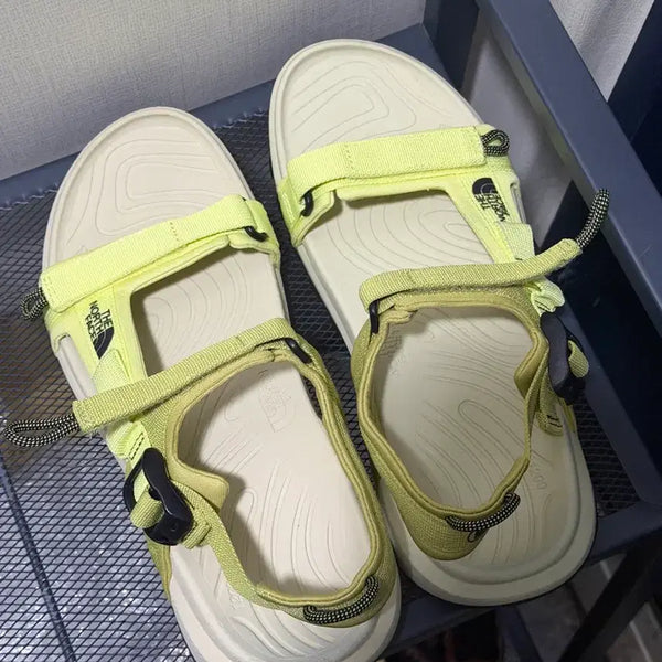 [BUNJANG] The North Face Yellow Sandals (Size 260) / 노스페이스 샌들 옐로우 260