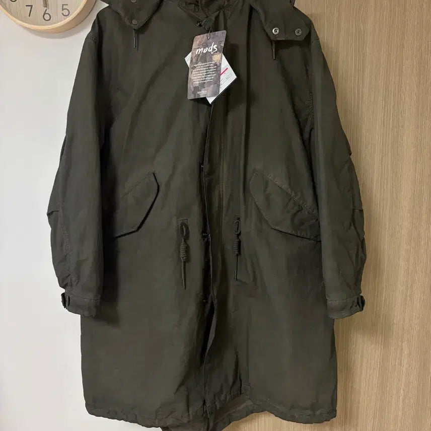 [BUNJANG] SERIES 25FW Dyeing Mod's Coat Khaki Size 100 / (새상품)25fw 시리즈 다잉 모즈코트 카키 100사이즈