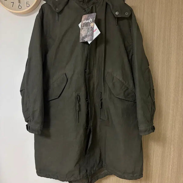 [BUNJANG] SERIES 25FW Dyeing Mod's Coat Khaki Size 100 / (새상품)25fw 시리즈 다잉 모즈코트 카키 100사이즈