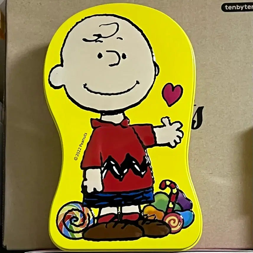 [BUNJANG] Peanuts Charlie Brown Tin Case / 피너츠 찰리 틴케이스