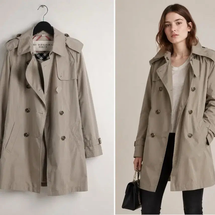 [BUNJANG] Burberry Brit Trench Coat / 버버리 트렌치코트 55