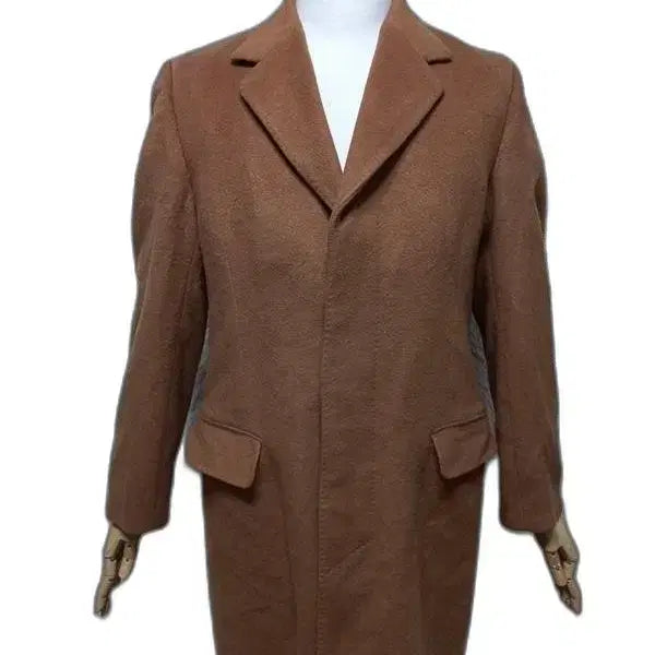 [BUNJANG] British Made 100% Cashmere Wool Long Coat Jacket / 캐시미어100소재 영국제 정품 남자 추동용남성 모직롱코트자켓95