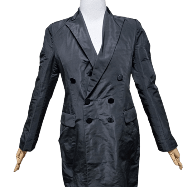 [BUNJANG] SYSTEM Women's Spring/Autumn Double-Breasted Tailored Windbreaker Coat Jacket / 시스템SYSTEM 정품 여자 춘추용 여성 바람막이코트자켓82-94