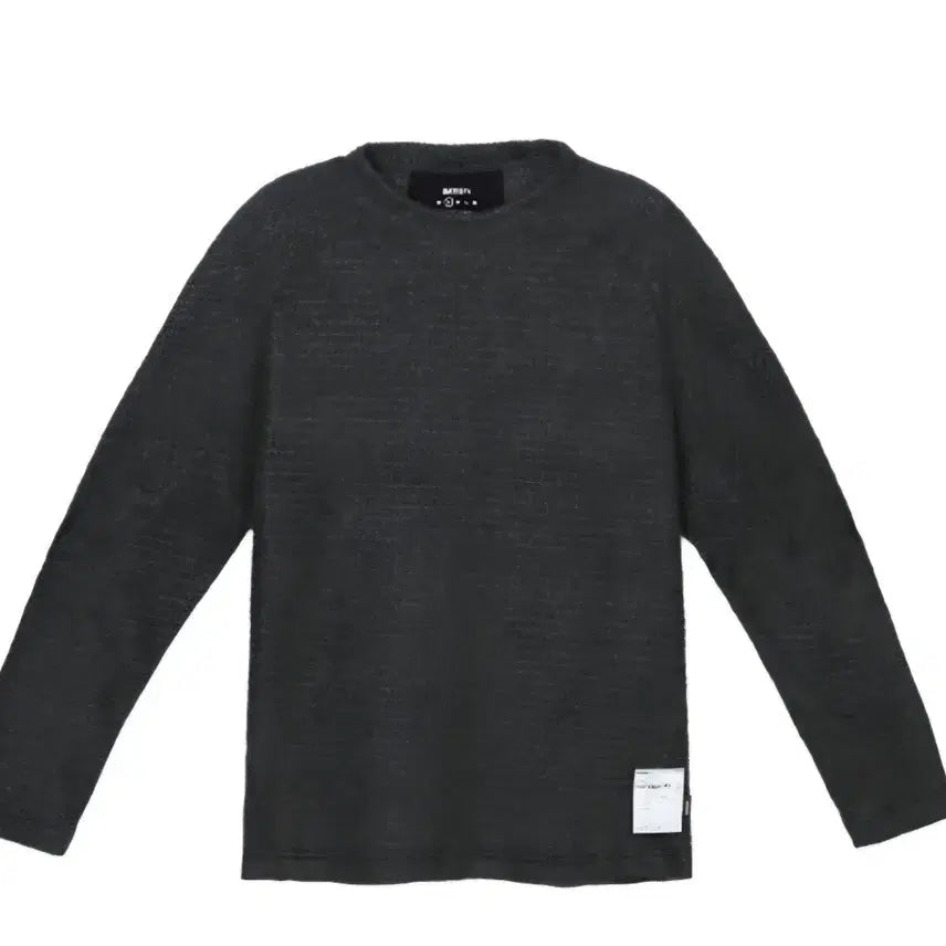 [BUNJANG] Satisfy Fuzzy Fleece AD Long T-Shirt Phantom / 새티스파이 satisfy 퍼즈플리스 AD 롱 티셔츠 팬텀 M 새상품