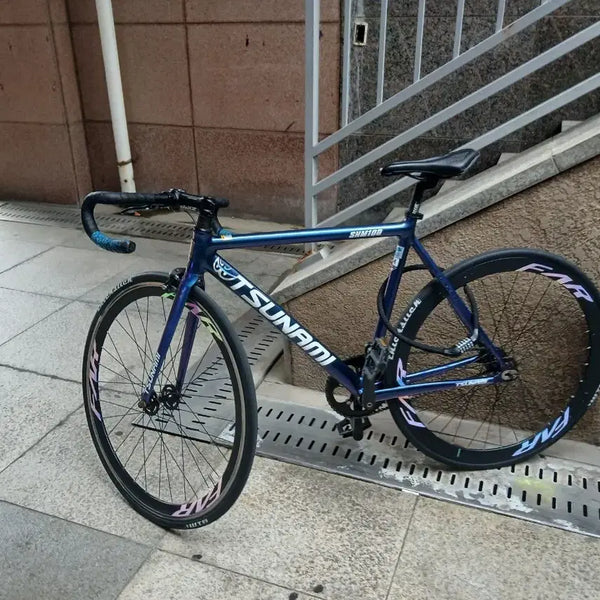 [BUNJANG] Tsunami SNM100 Pixie Bicycle Blue / 쓰나미 SNM100 픽시 자전거 블루