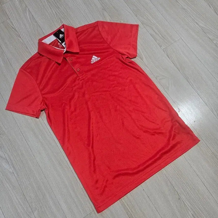 [BUNJANG] Adidas Men's Summer Performance Cooling Polo T-Shirt Size 95 / 새상품 아디다스 러닝 남성95 여름용 기능성 스판 냉감 카라티