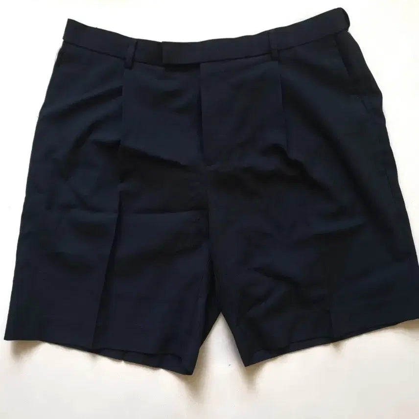 [BUNJANG] Musinsa Standard Cool Touch Hidden Banding Half Slacks Black Size 36 / 무신사 스탠다드 쿨터치 히든 밴딩 하프 슬랙스 블랙 36사이즈