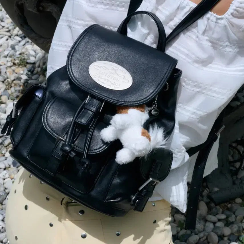 [BUNJANG] Ratzyou Nostalgia Non Twinkle Backpack Black / 라츠유 Nostalgia Non Twinkle Backpack BLACK