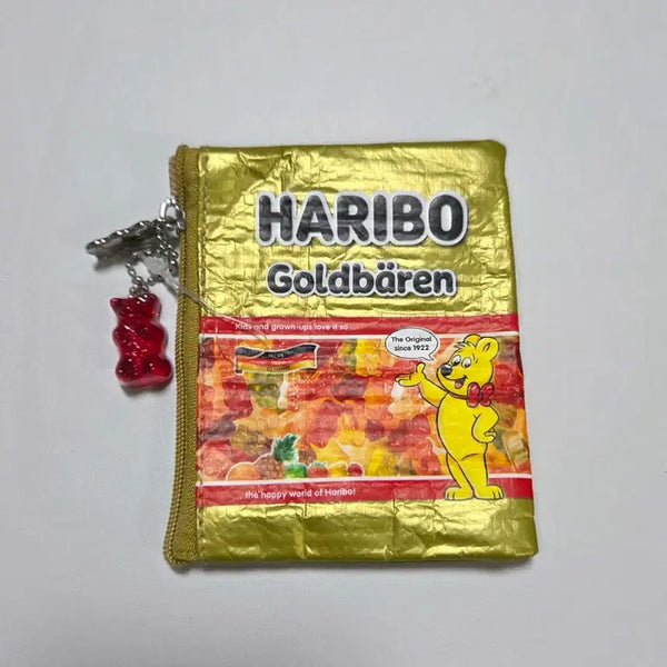 [BUNJANG] Haribo Golden Bear Pouch Keyring New / 하리보 골든베어 디자인 파우치 키링 새상품