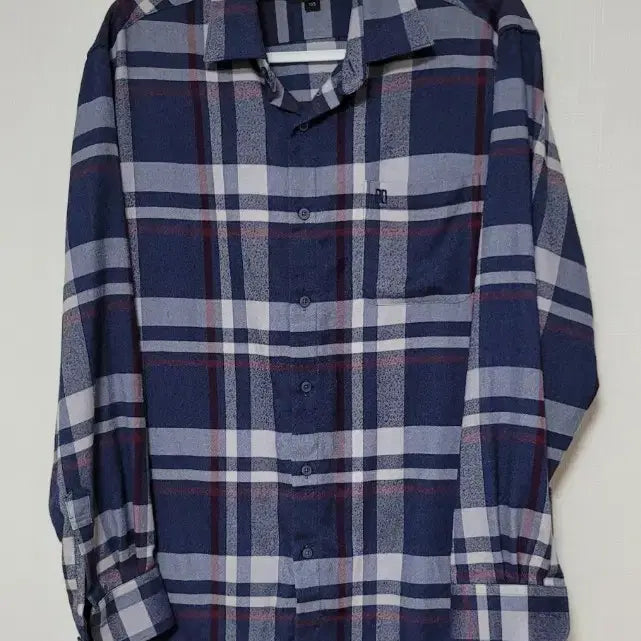 [BUNJANG] Daks Check Men's Shirt Size 105 / 닥스 체크  남성 남방 105