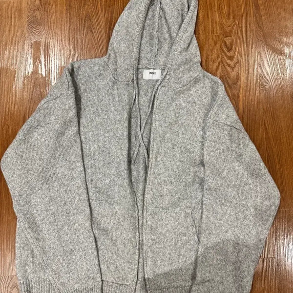 [BUNJANG] TOFFEE Mild Knit Hood Zip-Up (Size L) / [L] TOFFEE 마일드 니트 후드집업