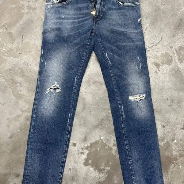 [BUNJANG] Dolce & Gabbana Denim 14 Stretch Distressed Jeans / 돌체앤가바나 데님 14 Stretch