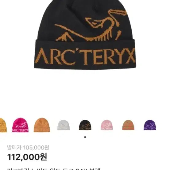 [BUNJANG] Arc'teryx Bird Word Toque 24k Black / 아크테릭스 버드 워드 토크 24k 블랙