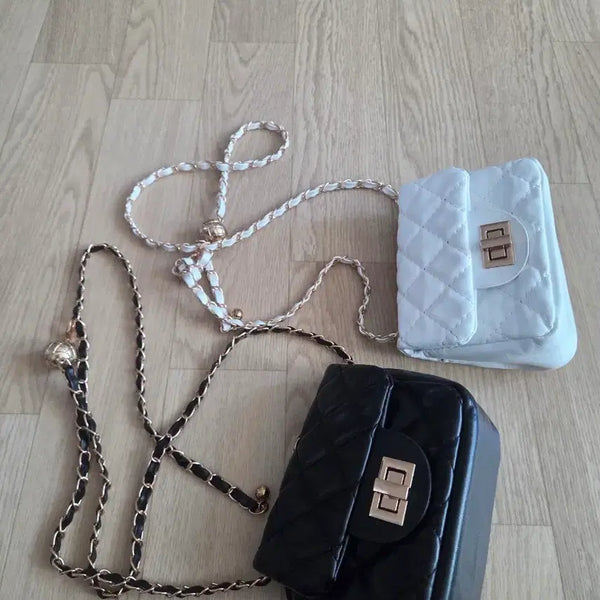 [BUNJANG] Chain Mini Bag - Black / 체인 미니 백 블랙