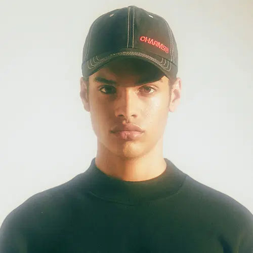 [BUNJANG] Chams Basic Stitch Ball Cap - Black / [새상품] 참스 모자 BASIC STITCH BALL CAP-BK