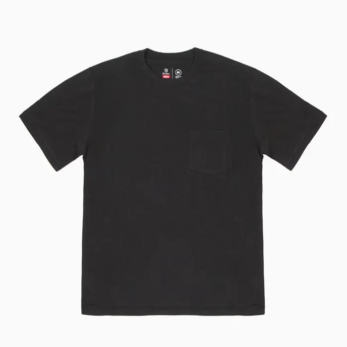 [BUNJANG] Brixton BASIC S/S POCKET TEE-WASHED BLACK T-Shirt (Size S) / [새상품] 브릭스톤 티셔츠 S사이즈 BASIC S/S POCKET TEE-WASHED BLACK