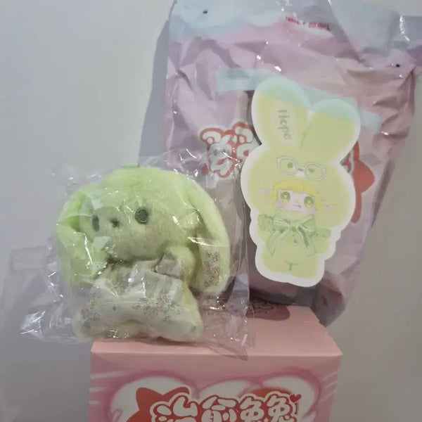 [BUNJANG] Healing Bunny Yuki Doll with Mini Doll Set / 베이비 쓰리 인형(유키)