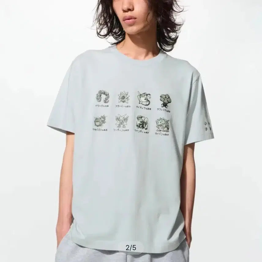 [BUNJANG] Uniqlo UT Pokemon 30th Anniversary Short Sleeve T-Shirt Grey L / 새상품) 유니클로 UT 포켓몬 30주년 반팔 티셔츠 그레이 L