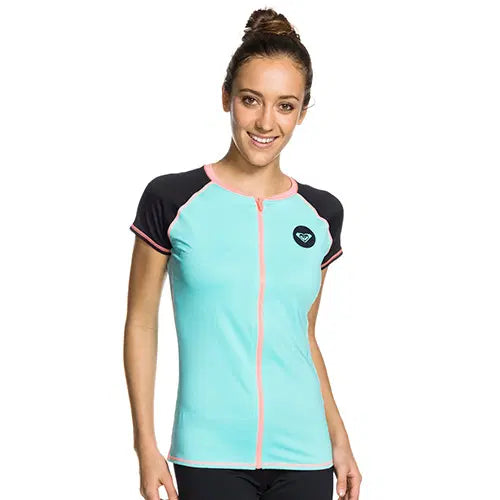 [BUNJANG] Roxy Water Sports Size S ZIP RASHGUARD-BHFO / [새상품] 록시 워터스포츠 S사이즈 ZIP RASHGUARD-BHFO