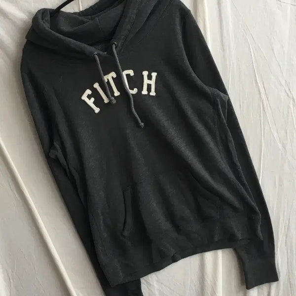 [BUNJANG] Abercrombie & Fitch Center Logo Hoodie / 아베크롬비 중앙로고 후드티