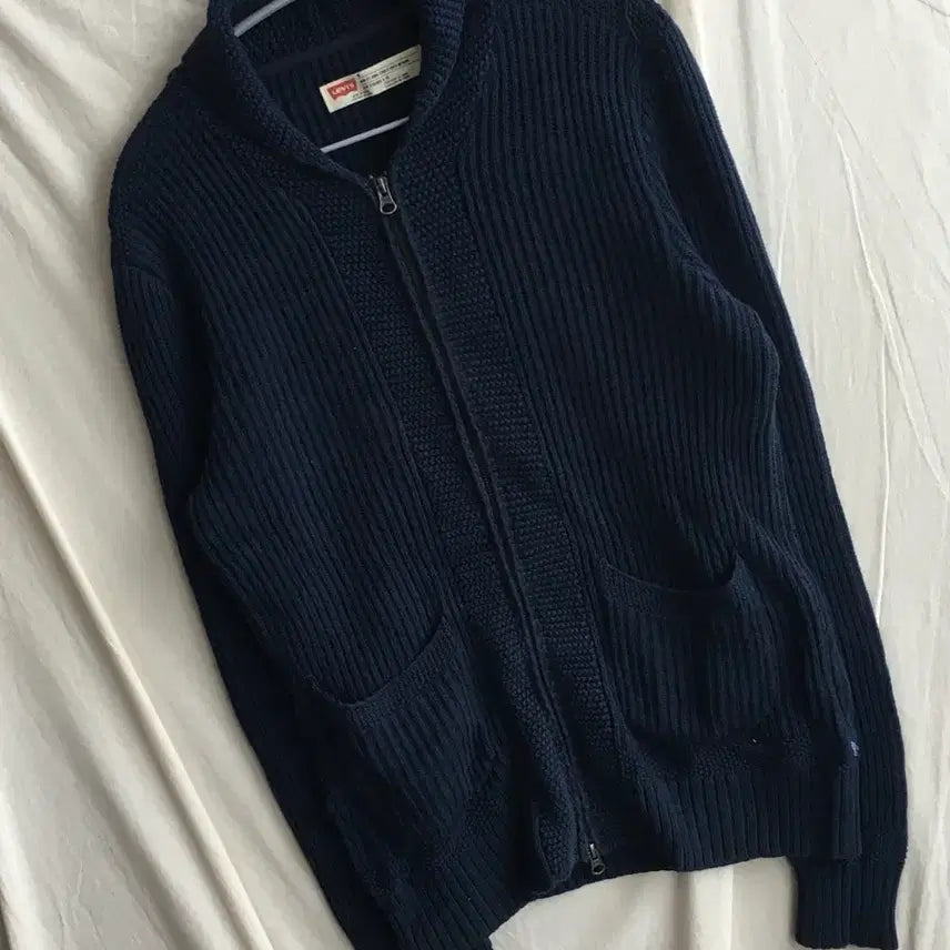 [BUNJANG] Levi's Knit Zip-Up Jacket / 리바이스 니트 집업