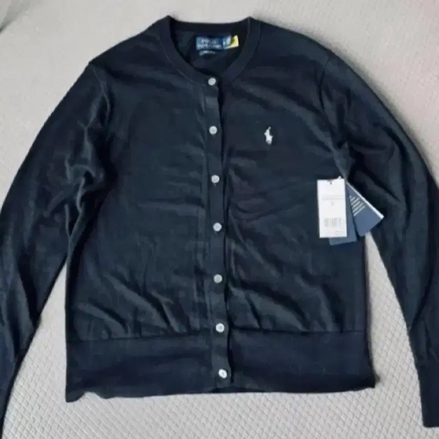 [BUNJANG] Polo Ralph Lauren Women's Black Cardigan M / 폴로랄프로렌 여성 가디건 블랙M