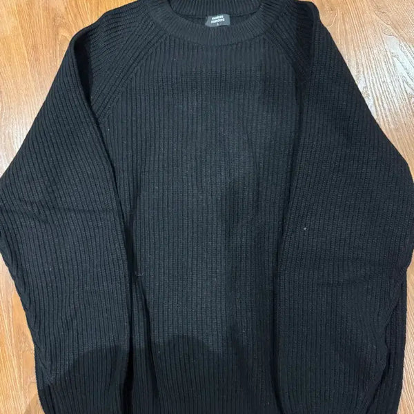 [BUNJANG] Mutstandard Cashmere Blend Ribbed Crewneck Knit (L) / [L] 무탠다드 캐시미어 블렌드 리브드 크루넥 니트
