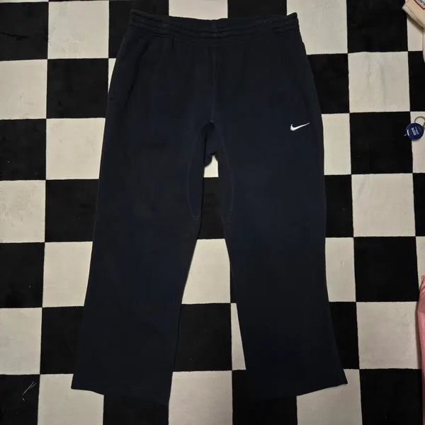 [BUNJANG] Nike Swoosh Logo Sweatpants Training Pants Black / [M] 나이키 스우시 로고 스웻팬츠 트레이닝 바지 블랙