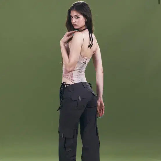 [BUNJANG] Please Follow Ethan Pocket Cargo Pants (Charcoal, M) / 플리즈노팔로우 Ethan Pocket Cargo Pants (Charcoal)  새상품 택있음 M사이즈