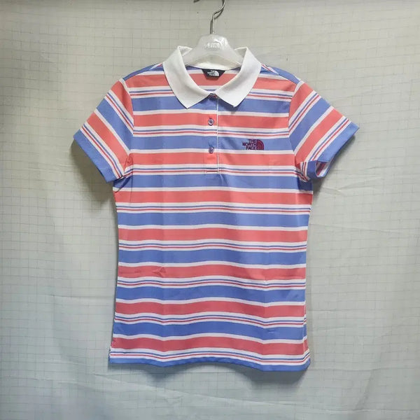 [BUNJANG] The North Face Women's Stripe Collar T-Shirt Size 90 / 노스페이스 카라티셔츠 (90)