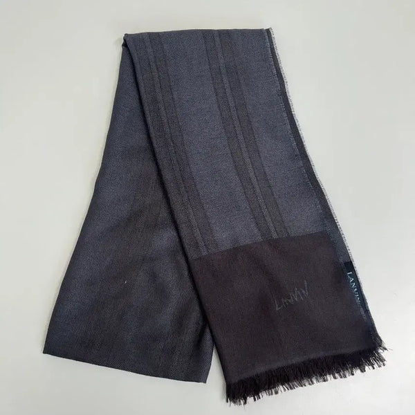 [BUNJANG] Lanvin Silk Wool Blend Muffler Scarf / [정품] 랑방 실크 울 혼방 머플러 겸 스카프