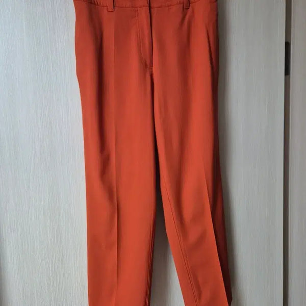 [BUNJANG] Theory Women's Orange Slacks Pants Size 2 / 띠어리 바지 슬랙스 여성팬츠 2 사이즈