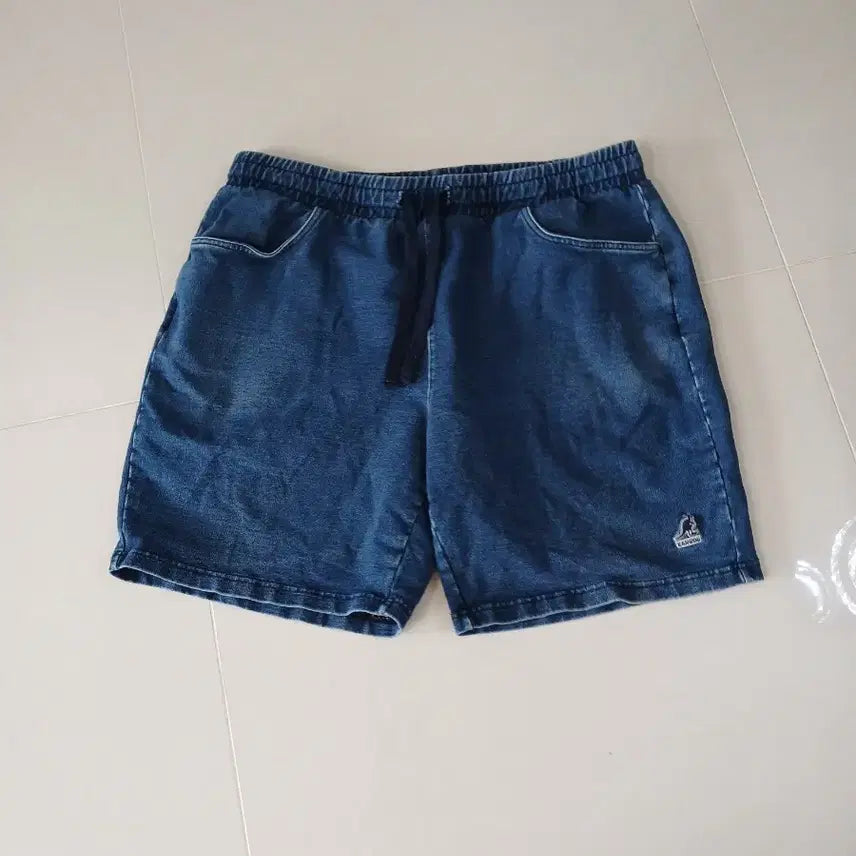 [BUNJANG] Kangol Denim Shorts Navy Men's / 캉골 데님 반바지 네이비 남성